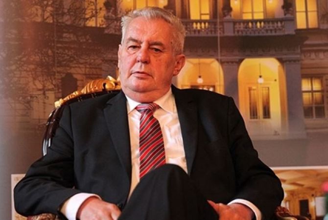 Czech President to urge Parliament, Government to recognize Armenian Genocide