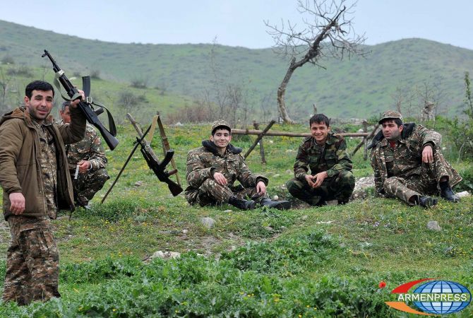 حوالي 93 بالمئة من المواطنين الأرمن يثقون بمقدرات الجنود للرد على أي اعتداء أذري بشكل كامل