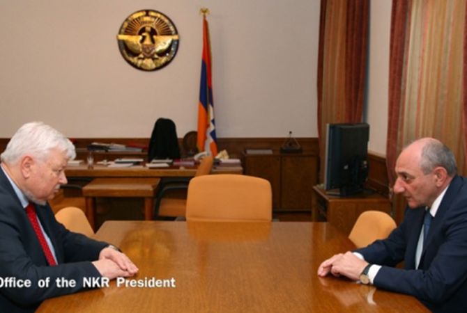 Президент НКР принял Личного представителя Действующего председателя ОБСЕ, посла 
Анджея Каспшика