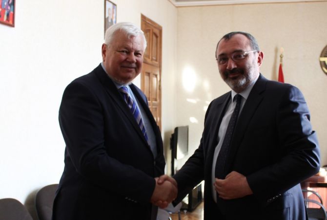 NKR FM and Andrzej Kasprzyk speak about expansion of the office of the OSCE Chairperson-in-
Office