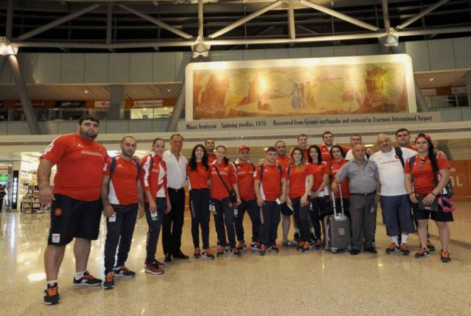31-րդ ամառային Օլիմպիական խաղերին մասնակցող հայ մարզիկների առաջին խումբը 
մեկնել է Ռիո