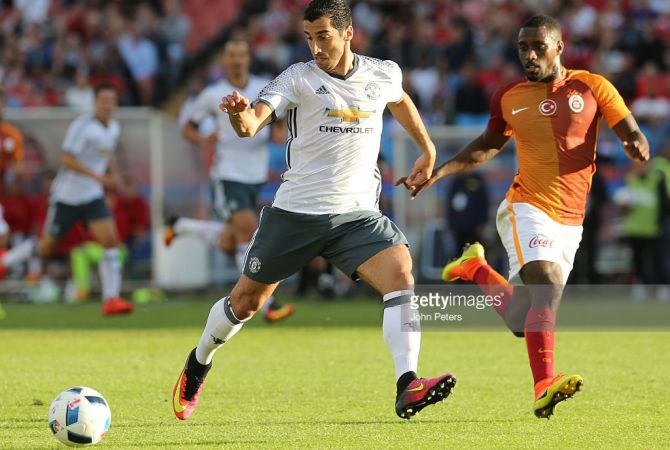 Мхитарян участвовал в  разгромной победе «Манчестер Юнайтед»    