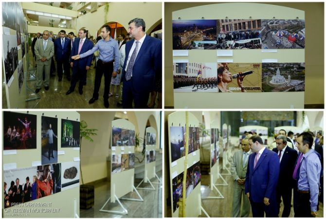 В мэрии Еревана открылась фотовыставка «Новое, независимое государство вековой 
Армении» 