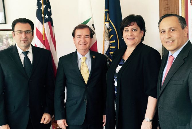 Congressman Ed Royce holds meeting with Armenian community representatives of US