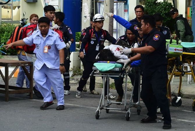 1 killed, 30 wounded in southern Thailand explosions
