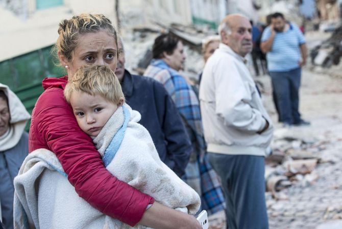 Երկրաշարժից հետո շուրջ 100 մարդ է կորել Իտալիայի Պեսկարա դել Տրոնտո բնակավայրում