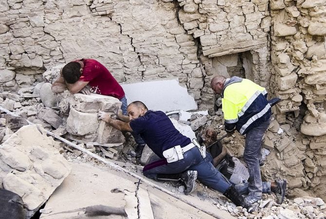  Իտալիայում երկրաշարժից զոհերի թիվը հասնում է 247-ի. նրանց թվում շատ են երեխաները
