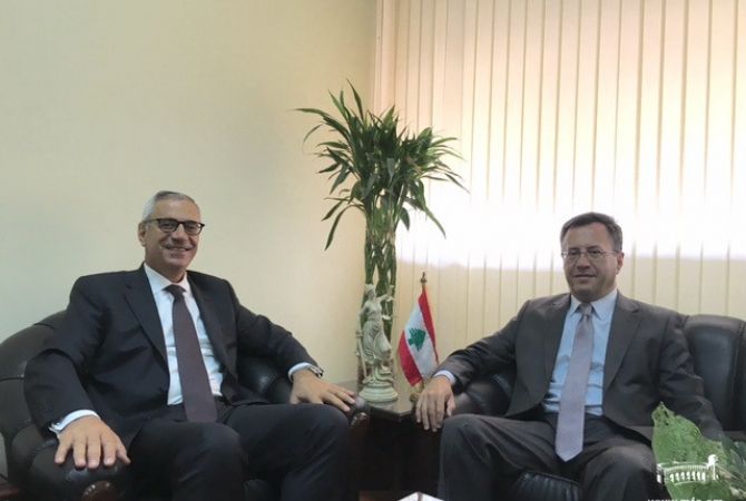 Посол Армении в Ливане Самвел Мкртчян и председатель Совета правосудия Ливана 
придают важное значение расширению сотрудничества