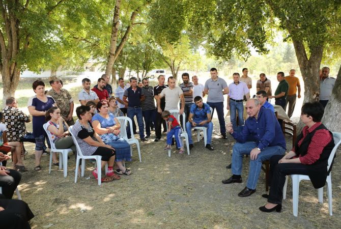 NKR President visits Talish residents living in Alashan community