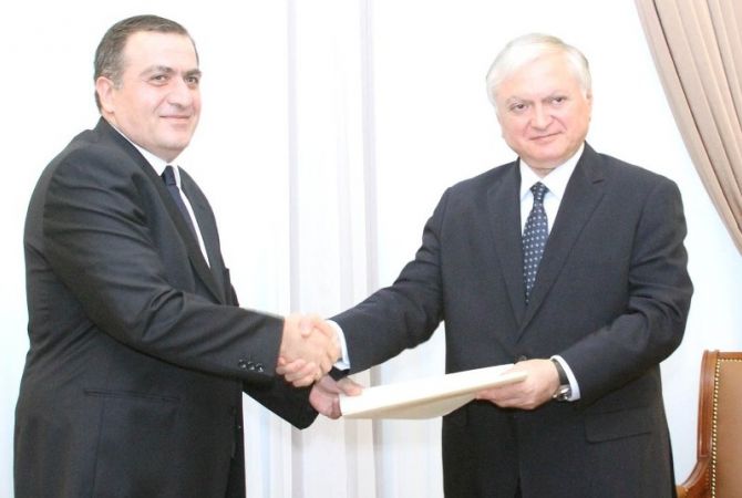 Новый посол Грузии приложит максимальные усилия по развитию сотрудничества с 
Арменией 