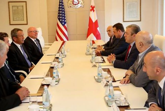Վրաստանի վարչապետն ամերիկացի սենատորների հետ քննարկել է տարածաշրջանի անվտանգությունը