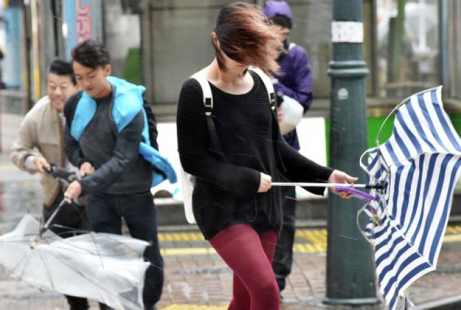 В Японии рекомендовали 150 тысячам человек эвакуироваться из-за тайфуна