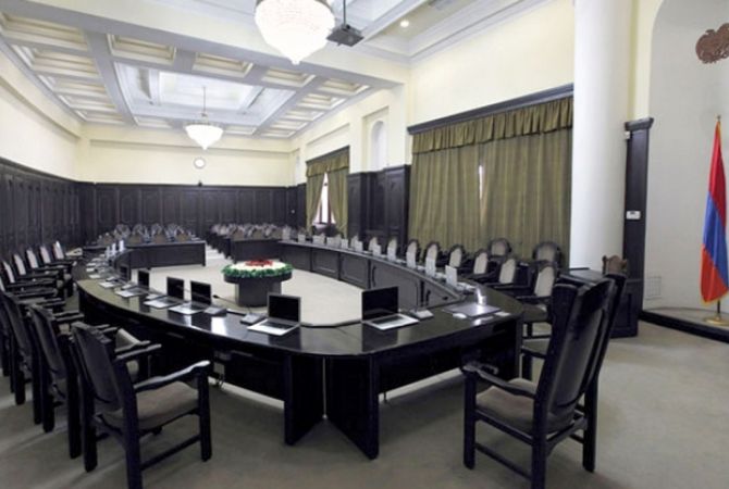 Заседание правительства Армении состоится 2-го сентября