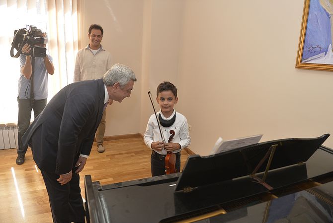 Չայկովսկու անվան երաժշտական դպրոցում հիմնանորոգումից հետո ստեղծված են որակյալ 
ուսման բոլոր պայմանները