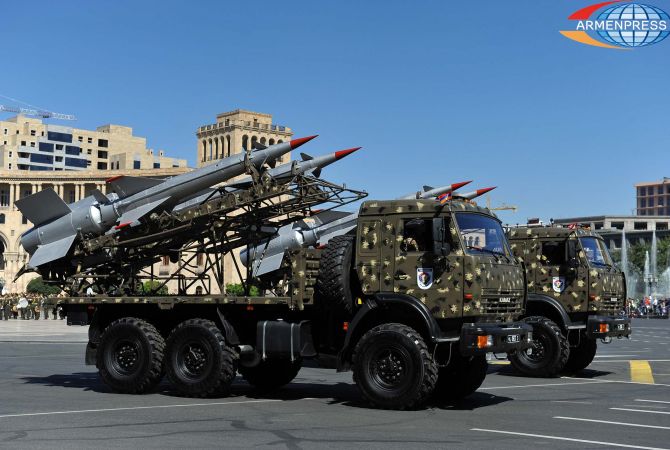 Armenian Armed Forces’ modern arsenal presented in Military Parade on Independence Day