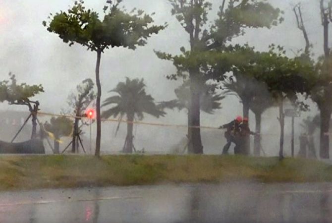 Тайвань мобилизовал 35,5 тысяч солдат для ликвидации последствий тайфуна