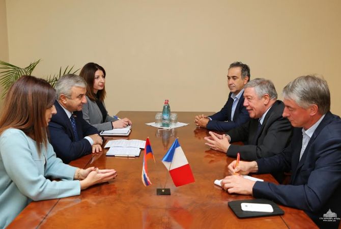 NKR parliament’s chairman highly appreciates political activities of France-Karabakh Friendship 
Circle