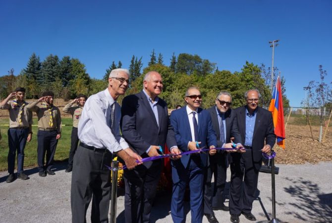 “Forest of Hope” dedicated to memory of Armenian Genocide victims unveiled in Canada