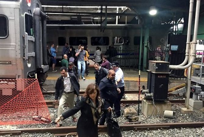 Train crash in New Jersey: over 100 injured