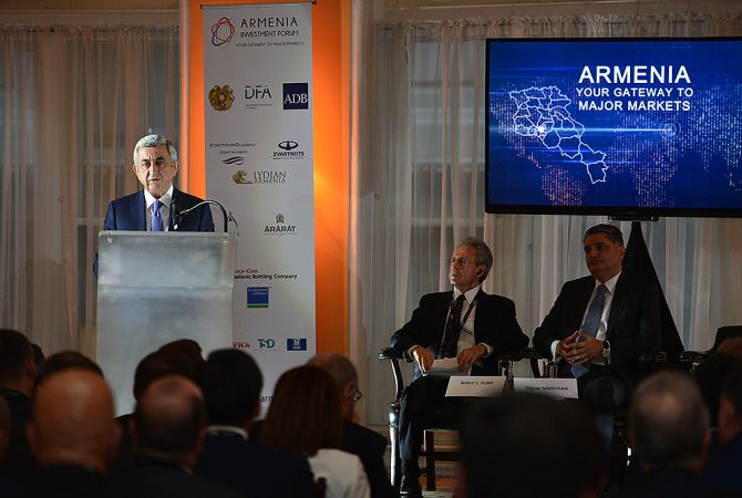 В Армении стабильная макроэкономическая среда: Серж Саргсян