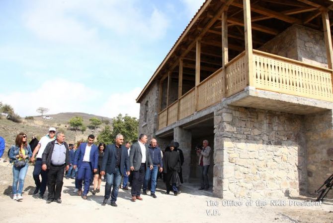 Президент НКР посетил село Караглух Гадрутского района