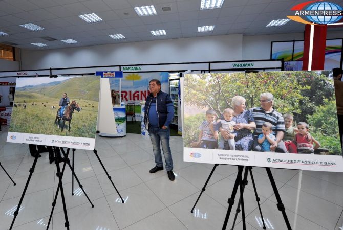 В рамках выставки «Армпродэкспо» представлен совместный фотопроект ИА 
«Арменпресс» и ЗАО «Акба-Кредит Агрикол банк»