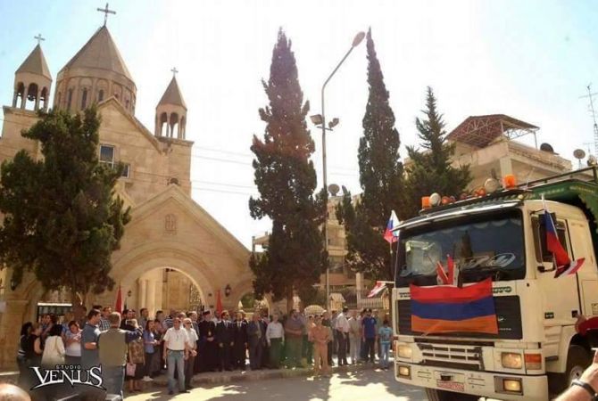 2 тыс 728 армян Алеппо получили гуманитарную помощь, направленную в Сирию по 
поручению президента Армении
