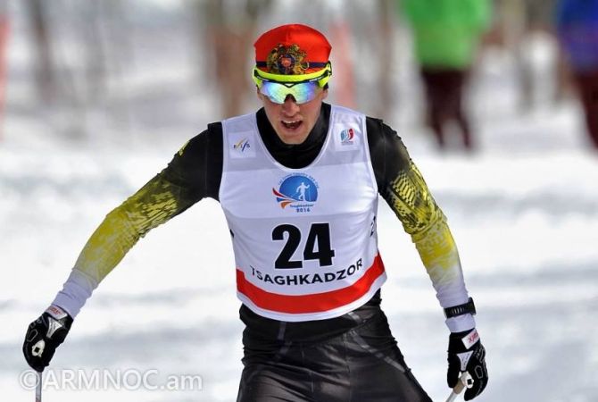 Skier Sergey Mikayelyan departs for training camp in Finland