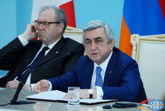 President Sargsyan, Fra Matthew Festing discuss situation in Syria