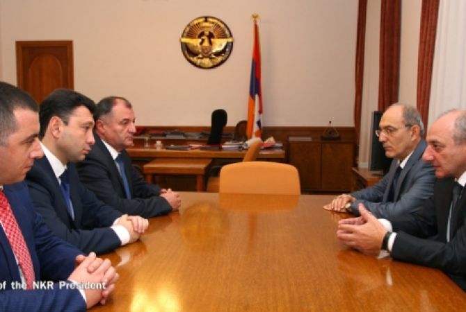 NKR President receives Armenian Parliament’s delegation led by Deputy Speaker Sharmazanov