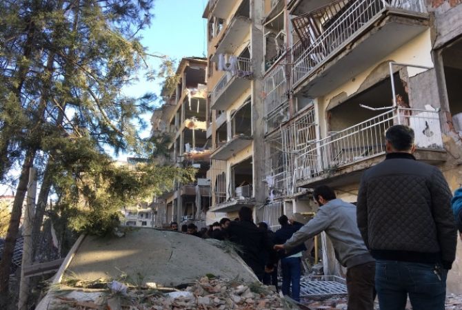 Вследствие взрыва в Диарбекире имеются жертвы