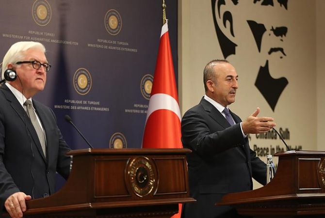 Turkey’s FM comments on Germany’s adoption of Armenian Genocide resolution during meeting 
with Steinmeier 