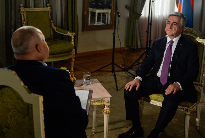 Единственная горячая линия с Баку - это линия соприкосновения: интервью президента 
Армении МИА «Россия сегодня»