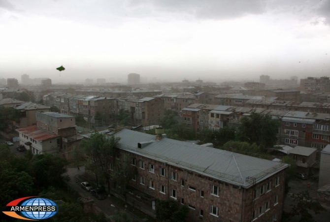В Армении ожидаются порывы ветра силою до 20-25 м/сек