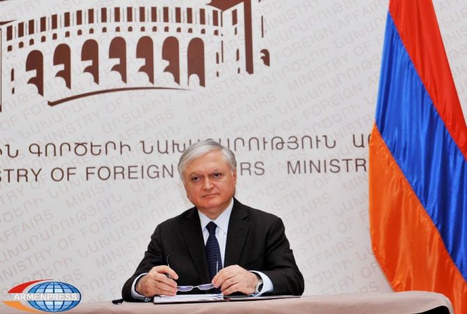 Armenia’s FM to take part in NATO, OSCE conferences in Europe 