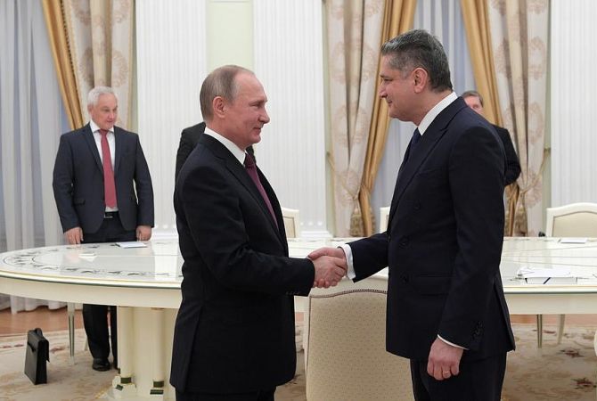 EEC Board Chairman Sargsyan presents certain proposals on deepening integration to Russia’s 
Putin