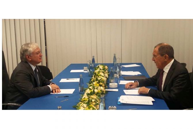 Armenian, Russian FMs discuss steps on moving forward NK conflict’s peaceful settlement process