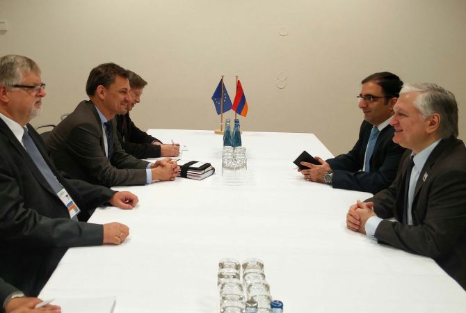 Министр иностранных дел встретился в Гамбурге со специальным представителем ЕС по 
Южному Кавказу и кризису в Грузии
