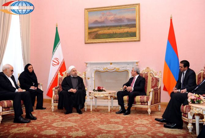 Մենք շիտակ ենք և ազնիվ մեր հարաբերություններում. Սերժ Սարգսյանն ընդունել է 
Իրանի 
նախագահին
