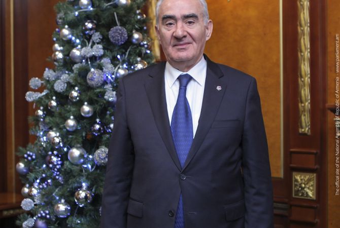 Parliament Speaker Galust Sahakyan issues New Year & Christmas message 