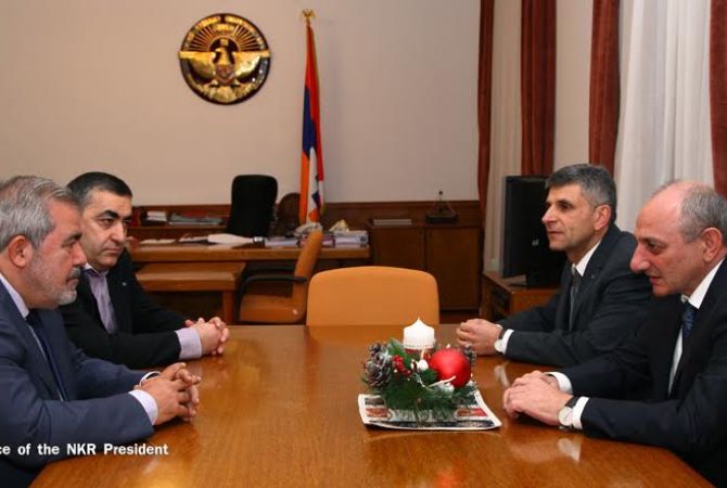 Artsakh President receives members of ARF leadership
