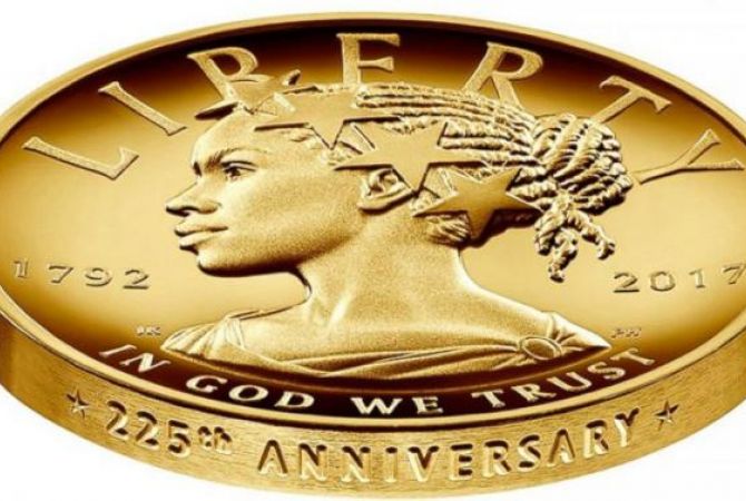 В США впервые появилась золотая монета с профилем афроамериканки
