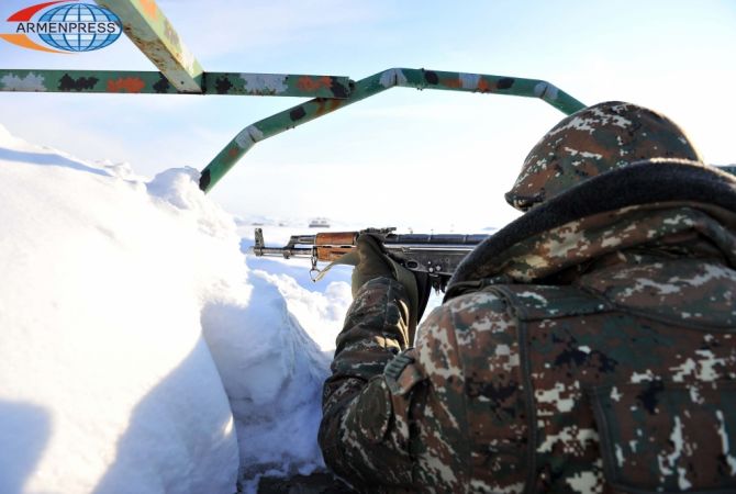 На северо-восточном направлении линии соприкосновения Азербайджан  применил 
гранатомет типа  АГС-17