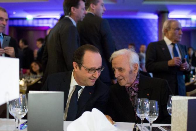 Президент Франции Франсуа Олланд будет присутствовать на ежегодном обеде Совета 
армянских организаций Франции

