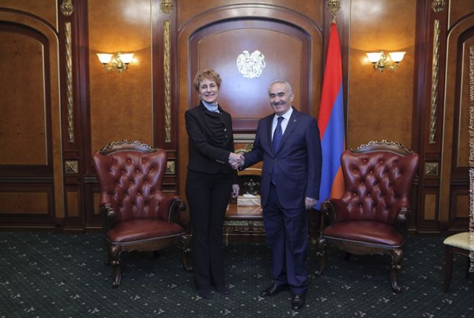Armenia’s Parliament Speaker receives newly appointed Ambassador of Bulgaria