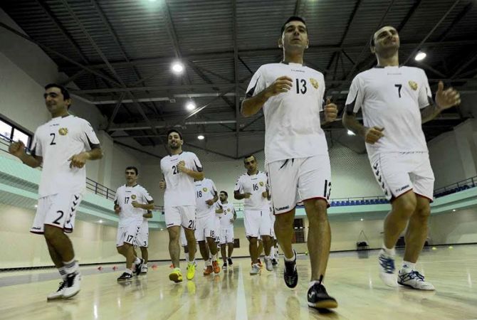 Национальная сборная Армении по футзалу начала тренировочные сборы