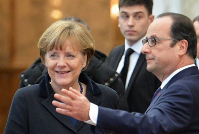 В Берлине Меркель и Олланд обсудят вопросы, касающиеся будущего ЕС