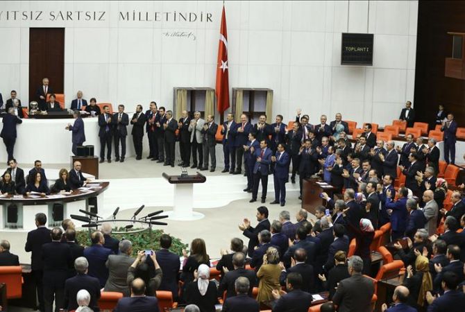 Turkish parliament adopts draft constitution