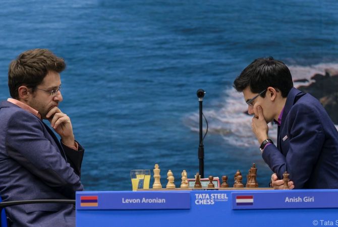 أرونيان يفوز على منافسه كيرين في دورة تاتا ستيل لأساتذة الشطرنج 