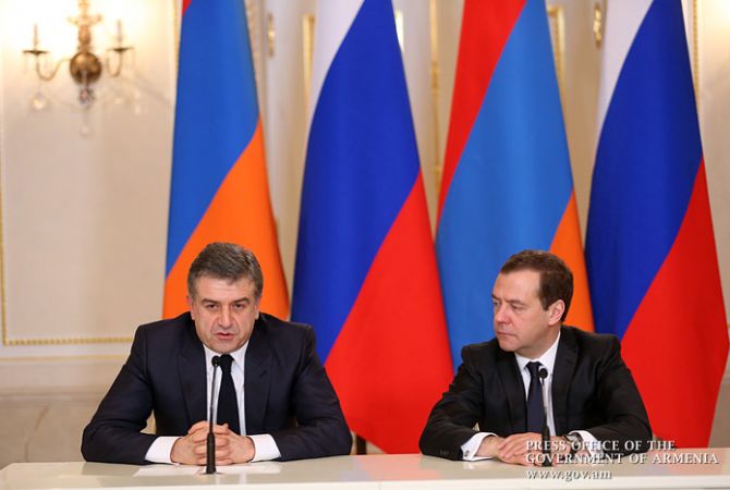 Medvedev advises to focus on exporting Armenian agricultural products to major market of 
Russia